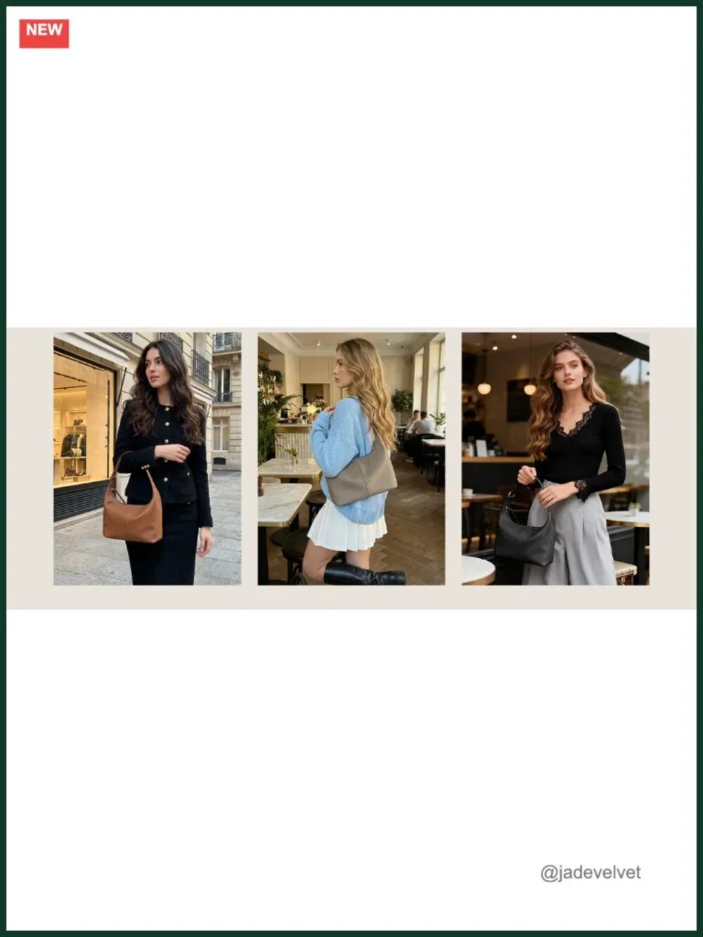 Genuine Leather Slouchy Hobo Bag Women Shoulder Purse Work Tote